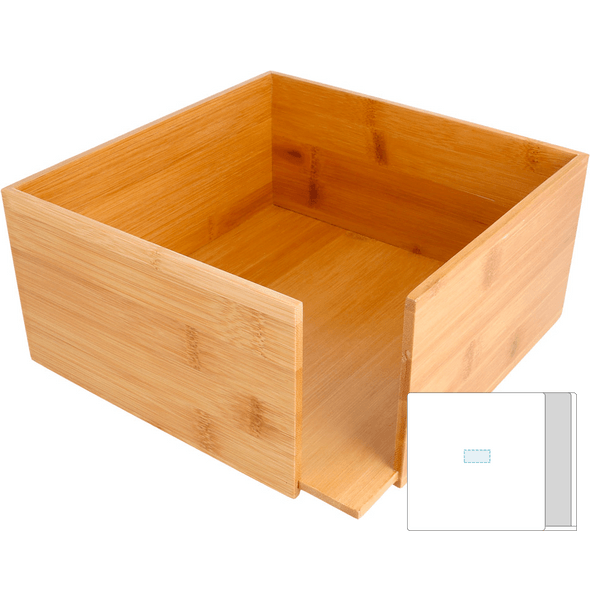 Porta-Guardanapos C/ abertura no canto em Bambú